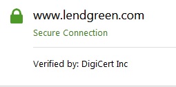 Lendgreen secure connection