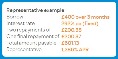 Wonga example