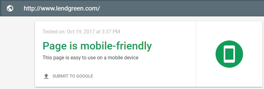 Lendgreen mobile version