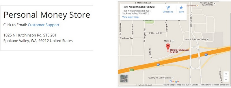 Personal Money Store location