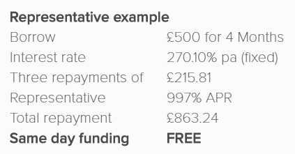 CashFloat example