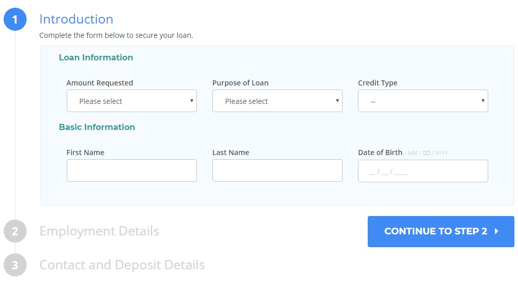 Zippyloan app process