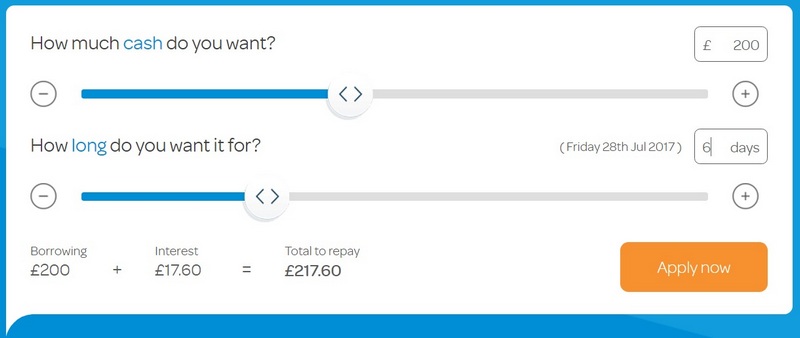 Wonga calculator