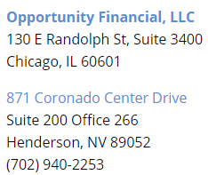 address