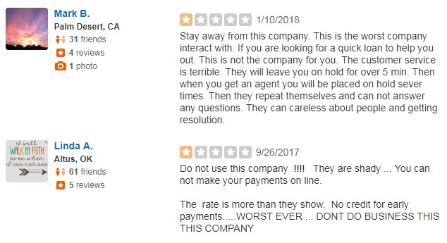 bad reviews