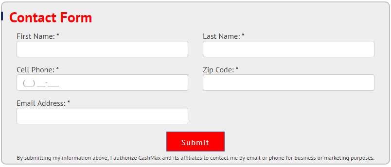 contact form