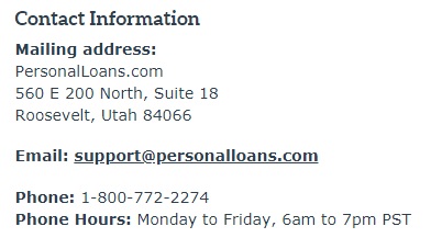 contact info