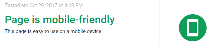 mobile friendly