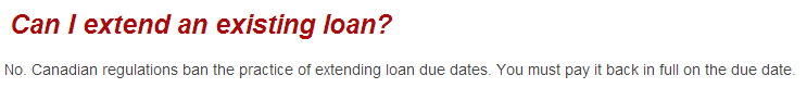 loan extension