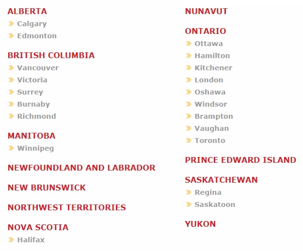 locations