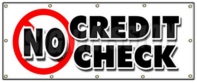 no credit check
