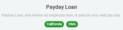 payday loan