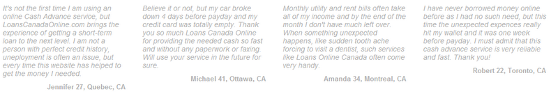 reviews on Loans Canada Online