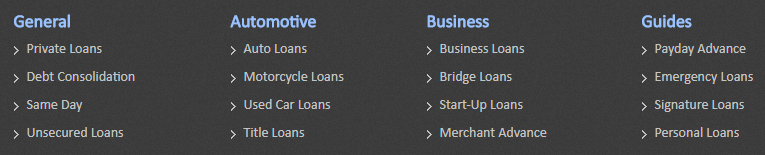 types of loans