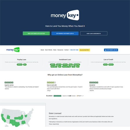 moneykey login