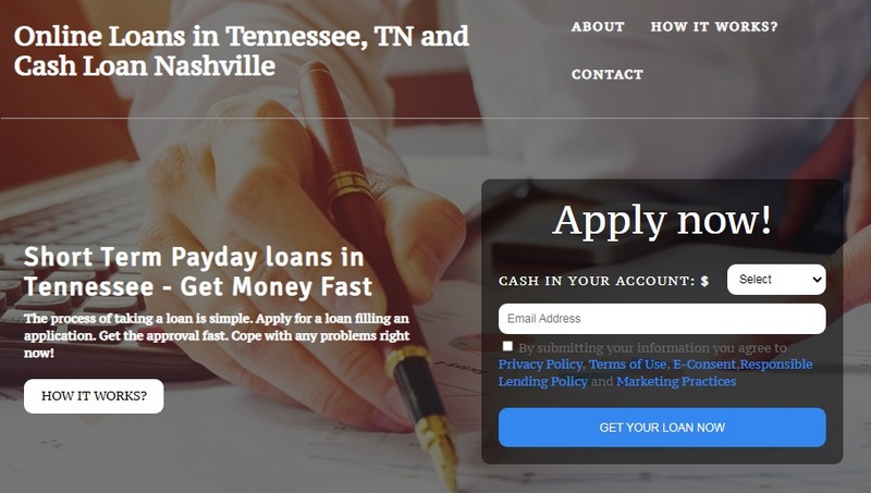 Online loans in Tennessee